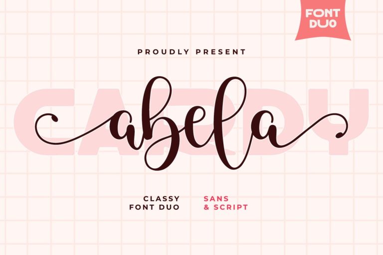 Preview image of Cardy Abela Font Duo